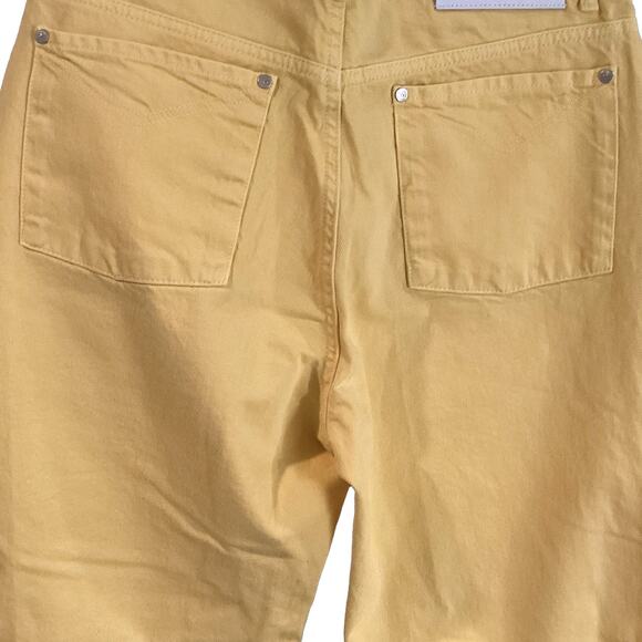 Ragged Priest/RAGGED Jeans High Rise Straight Leg Denim in Honey Yellow 12 NWT - Picture 6 of 9